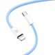 Кабель MAKE Type-C to Lightning 30W 1м Nylon Blue - изображение 3