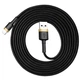 Кабель з швидкою зарядкою Baseus Cafule USB to Lightning 1.5A 2 м Чорний (226750255) - зображення 1