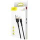 Кабель з швидкою зарядкою Baseus Cafule USB to Lightning 1.5A 2 м Чорний (226750255) - зображення 8