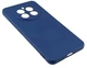 Чехол Silicone Case для Realme 12 Plus 5G (RMX3867) бампер с микрофиброй синий - изображение 3