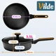 Patelnia Vilde Terruna granitowa ze szklaną pokrywką 28 cm (5900670117143) - obraz 3
