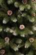 Сосна TriumphTree ПВХ 230 см зелена з інеєм та шишками - зображення 7