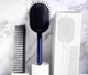 Набір щіток і гребінців DYS Designed Paddle Brush and Detangling Comb Prussian Blue Black (B-98) - изображение 3