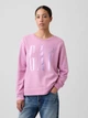 Спортивный костюм женский на флисе GAP 489909792 L Сиреневый (1162346471) - изображение 3
