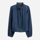Блузка жіноча GAP 417276828 XL Синя (1162411870) - зображення 5