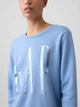 Спортивный костюм женский на флисе GAP 439911091 L Голубой (1162429342) - изображение 4