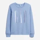 Свитшот на флисе женский GAP 299043288 M Голубой (1162371049) - изображение 5