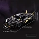 Конструктор машинка Lamborghini Бетмобиль 1338 деталей на 37,5 сантиметров Technic Ламборджини черный (832) - изображение 3