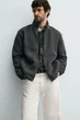 Куртка чоловіча з суміші вовни Zara 4087/402 XL - изображение 4