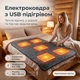 Электропростынь с подогревом и питанием через USB Power Bank 160*80см UKC - изображение 1