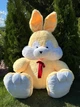 Велика м'яка іграшка BigMishki плюшевий зайка 200 см Бежевий - зображення 4