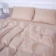 Простынь №15-1214 Warm Sand Mikrosatin Premium Однотонная 200*220 - изображение 3
