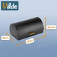 Хлебница Vilde металлическая Черная 39x28x18,5 см (5900670112568) - изображение 3