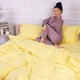 Простынь Satin Stripe 30-0003 Intense Yellow 110*160 - изображение 5