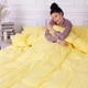 Простынь Satin Stripe 30-0003 Intense Yellow 110*160 - изображение 6