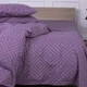 Простынь MirSon Ranforce Elite 17-0626 Geometry Purple 220*240 - изображение 1