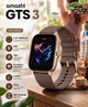 Amazfit GTS 3 Terra Rosa — женские умные часы, AMOLED 1,75", GPS, Alexa, 150+ спортивных режимов, фитнес-трекер, контроль пульса, SpO₂ и стресса, 5 ATM - изображение 1