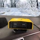 Нагрівач автомобільний тепловентилятор для обдування й нагрівання лобового скла в машині, 12V, закот 360° жовтий 5276198 - зображення 4