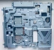 Средняя часть корпуса (металлическая) Sony PlayStation 3 Slim CECH-2104A, черная, Б/У - изображение 1