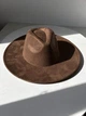 Шляпа Федора с широкими полями замшевая (унисекс) STETSON коричневая - изображение 3