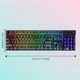 Игровая клавиатура с подсветкой, проводная USB-клавиатура для ПК, компьютера, офиса и игр - изображение 4