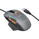 USB-A дротова миша Hoco GM52 Reddy RGB (колір чорно-сірий) - зображення 2