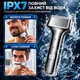Электробритва для сухого и влажного бритья (аккумуляторная с дисплеем IPX7) - изображение 4