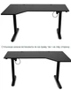 Регульований стіл Barsky StandUp Corner black 1450*850 BSTc-01 - изображение 2