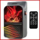 Обогреватель электрический Flame Heater 1000W с пультом - изображение 2