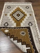 Килим двосторонній бавовняний Бохо 60x90 см коричнево-сірий - зображення 8