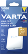 Powerbank Varta Mag Pro Wireless PB 5000 mAh 18.5W White (4008496082803) - obraz 2