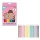 Олівці кольорові Yes 18 кольорів Pusheen рожевий, 290733 - изображение 1