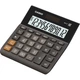 Компактный настольный офисный калькулятор Casio MH-12 с 12-разрядным дисплеем и двойным питанием, черный, профессиональная серия для профессиональных вычислений. - изображение 1