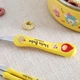 Детские столовые приборы LOCK&LOCK Hello.Bebe из стали 304 Yellow (LBB481N) - изображение 5