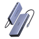 Док-станція UGREEN Type-C 3.2 з двома HDMI/DP та чотирма екранами, розширювальна док-станція USB-C Thunderbolt 4, адаптер 10G, розширення для кількох екранів 4K 60 Гц, підходить для комп'ютерів Lenovo та Huawei MST - зображення 4