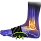 Стельки FOOTOPPO для поддержки свода стопы, подушечки для плоскостопия, спортивные поддерживающие стельки, утолщенные подушечки для стопы. - изображение 1