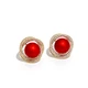 Серьги-гвоздики Qlady Rose Red Silver для женщин, 2024 год. Элегантный, высококачественный дизайн, легкие и роскошные украшения для ушей, новогодние серьги, подарок на день рождения. - изображение 11