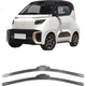 Бесшовная щетка стеклоочистителя Ouji для Baojun E200, резиновая полоска оригинального размера. - зображення 3