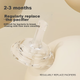 COCOME 1+ Year Old, силиконовая соска с присасыванием, оригинальная, совместима с другими сосками. - изображение 5