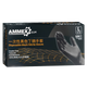 Одноразовые нитриловые перчатки AMMEX, 100 штук, размер L, утолщенные, прочные, водонепроницаемые, защитные для лаборатории, кухонные, черные. - изображение 4