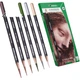 Цветные угольные карандаши Marie's Sketching Carbon C7302-RB, 10 штук в коробке, красно-коричневые, специально для экзаменов по искусству, высокопигментированные, для эскизов, рисования и студийной живописи. - изображение 2