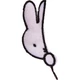 Набор из двух полотенец для лица KING SHORE Miffy Class A из чистого хлопка с вышивкой, мягкие и впитывающие, 72*34 см, с сумкой для переноски. - изображение 1