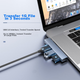 USB-концентратор ORICO, адаптер расширения Type-C, разветвитель-конвертер для подключения напрямую к компьютеру, подходит для ноутбуков MacBook, iPad и смартфонов. - изображение 9
