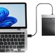 Зовнішній корпус для жорсткого диска EAGET USB 3.0, 2,5-дюймовий інтерфейс SATA, сумісний з ноутбуками та настільними комп'ютерами, для SSD та HDD, універсальний кабель USB 3.0, інтегрований CE50 - зображення 3