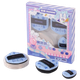 Набір із 3 пухких пуховок Yaozhi Cotton Candy Blue Chubby Pink Puff, велика пуховка на повітряній подушечці, подарунок на день народження, який не їдять, м'яка та жувальна наклейка - изображение 4