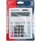 Бизнес-калькулятор SHARP CH-D12, белый. - изображение 3