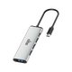 Адаптер-хаб Aigo Type-C, конвертер 3.0, док-станція для ноутбука, подовжувач USB, металева док-станція розширення комп'ютера H02-C 0.25 м - изображение 4