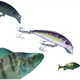 Guowangliya Rice Noodle Sinking Micro Lure, Artificial Bait for Freshwater Bass, Bionic Imitation Bait, 7g/LZ01 Color - изображение 2