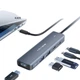 Док-станция расширения Acasis Type-C, настольный концентратор для Apple Mac 5-в-1, компьютерный стол, адаптер Type-C на USB, концентратор USB 3.0, видеоадаптер для телефонов и планшетов, DS-9901 - изображение 3