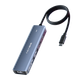 Док-станция расширения Acasis Type-C, настольный концентратор для Apple Mac 5-в-1, компьютерный стол, адаптер Type-C на USB, концентратор USB 3.0, видеоадаптер для телефонов и планшетов, DS-9901 - изображение 4